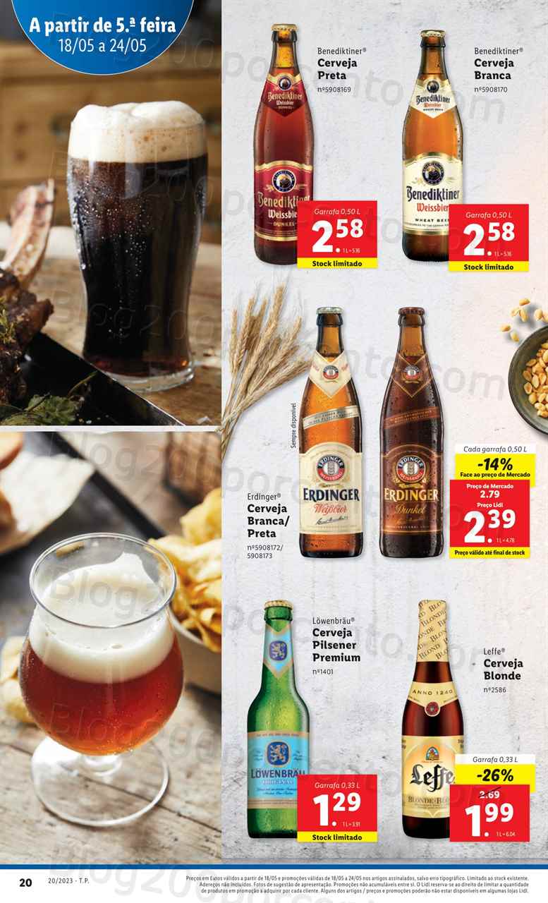 Antevis&atilde;o Folheto LIDL Promo&ccedil;&otilde;es de 18 a 24 maio