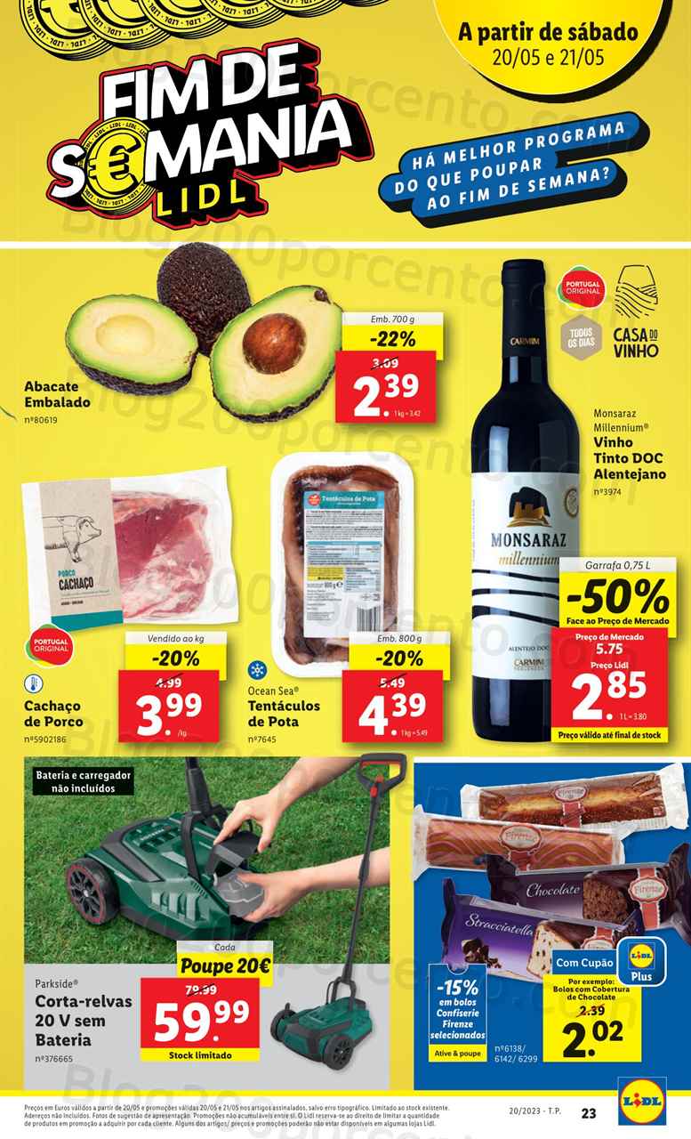 Antevis&atilde;o Folheto LIDL Promo&ccedil;&otilde;es de 18 a 24 maio