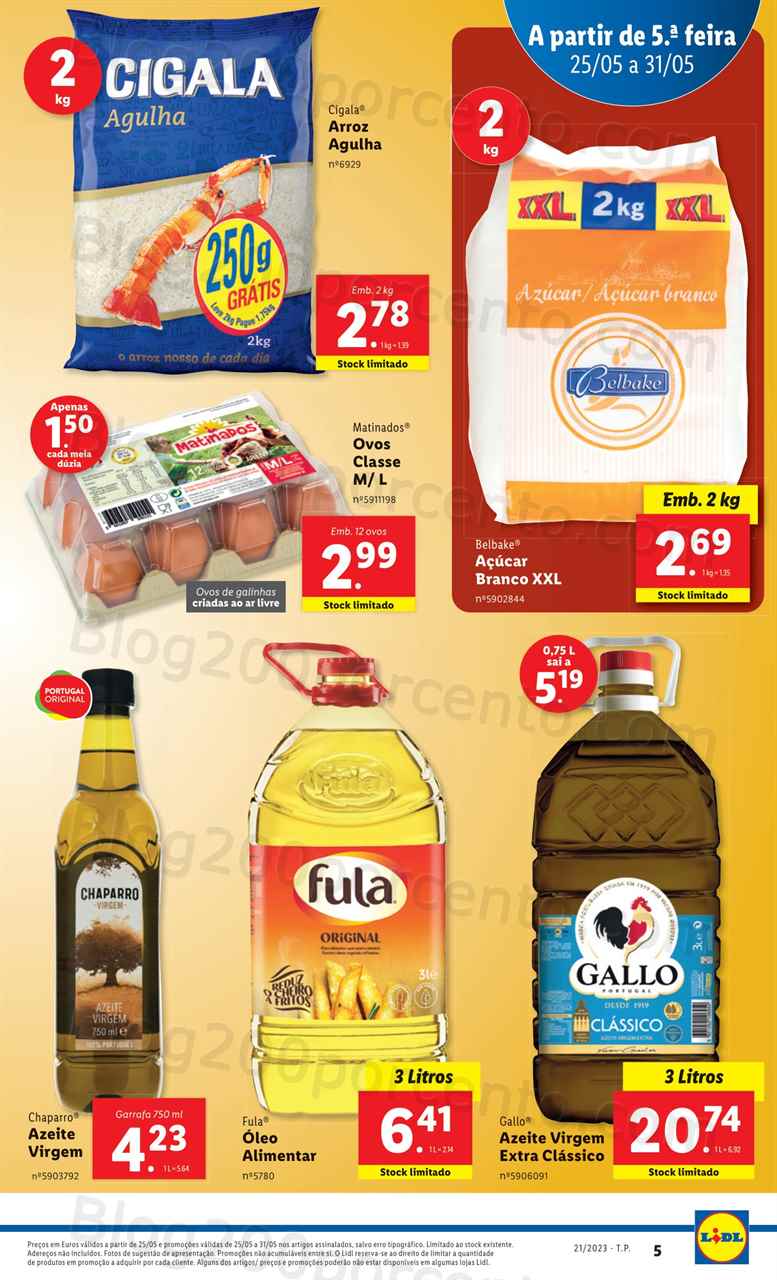 Folheto LIDL Supermercado Promo&ccedil;&otilde;es de 25 a 31 maio