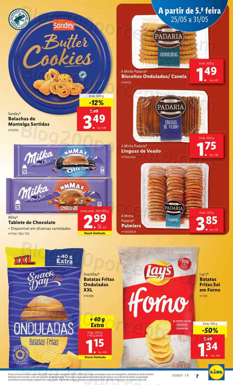 Folheto LIDL Supermercado Promo&ccedil;&otilde;es de 25 a 31 maio
