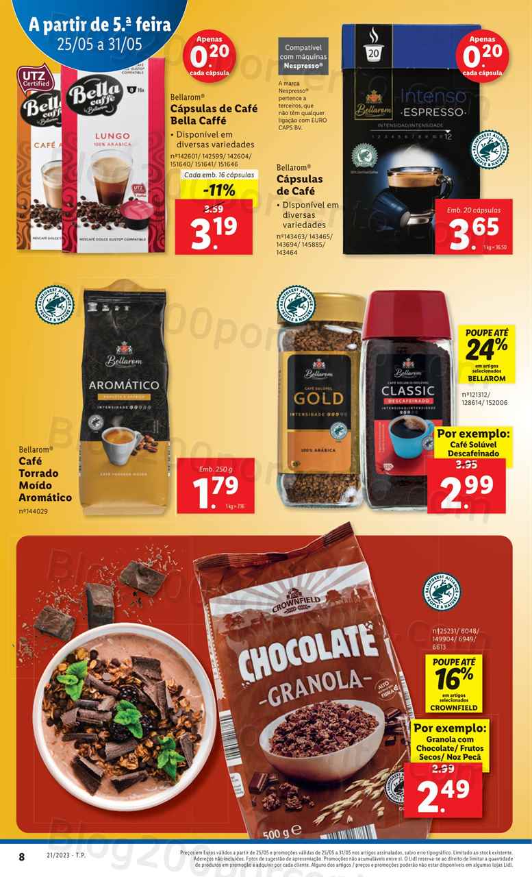 Folheto LIDL Supermercado Promo&ccedil;&otilde;es de 25 a 31 maio