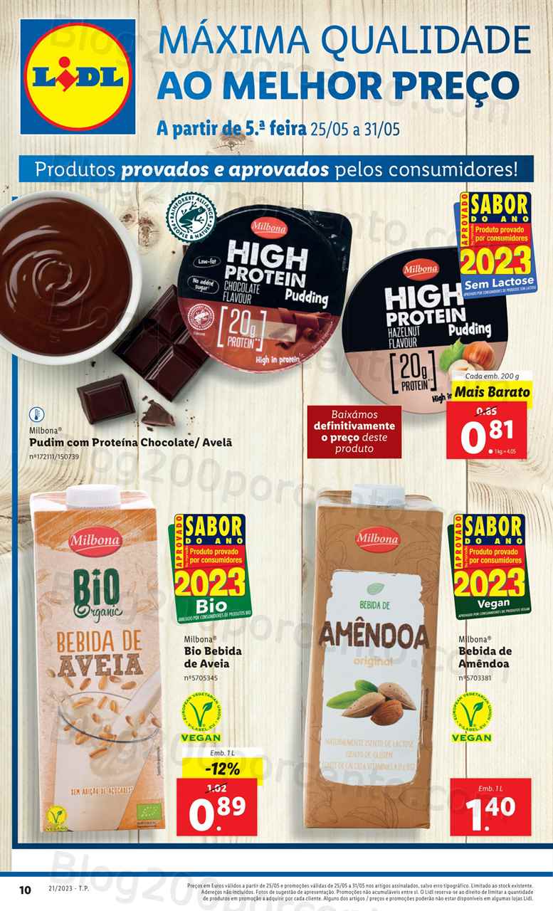 Folheto LIDL Supermercado Promo&ccedil;&otilde;es de 25 a 31 maio