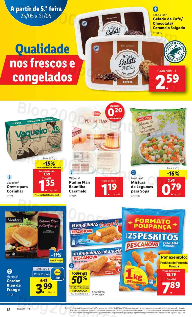 Folheto LIDL Supermercado Promo&ccedil;&otilde;es de 25 a 31 maio