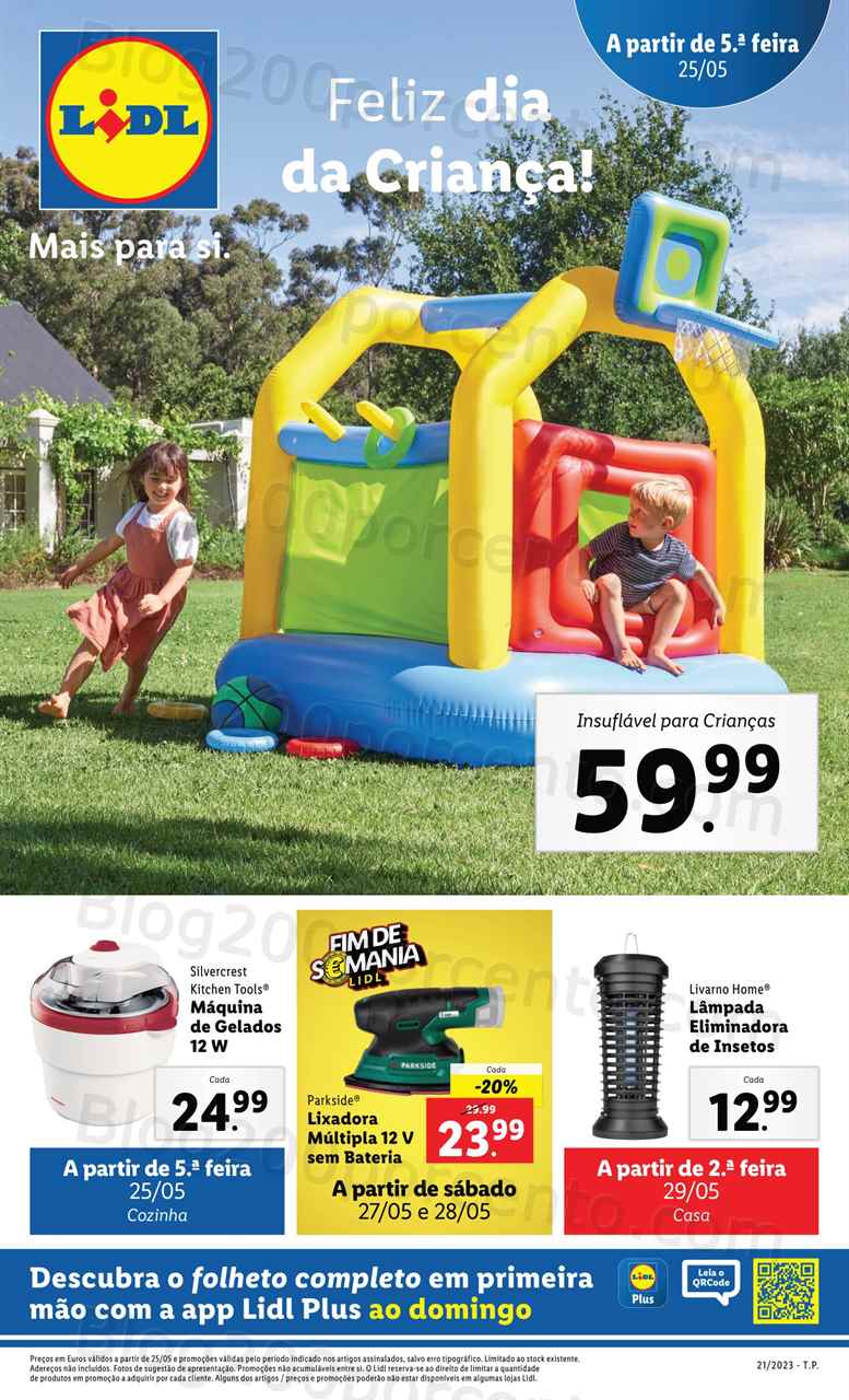 Folheto LIDL Bazar Promo&ccedil;&otilde;es de 25 a 31 maio