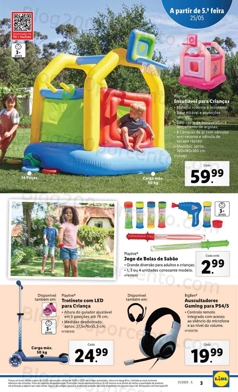 Folheto LIDL Bazar Promo&ccedil;&otilde;es de 25 a 31 maio