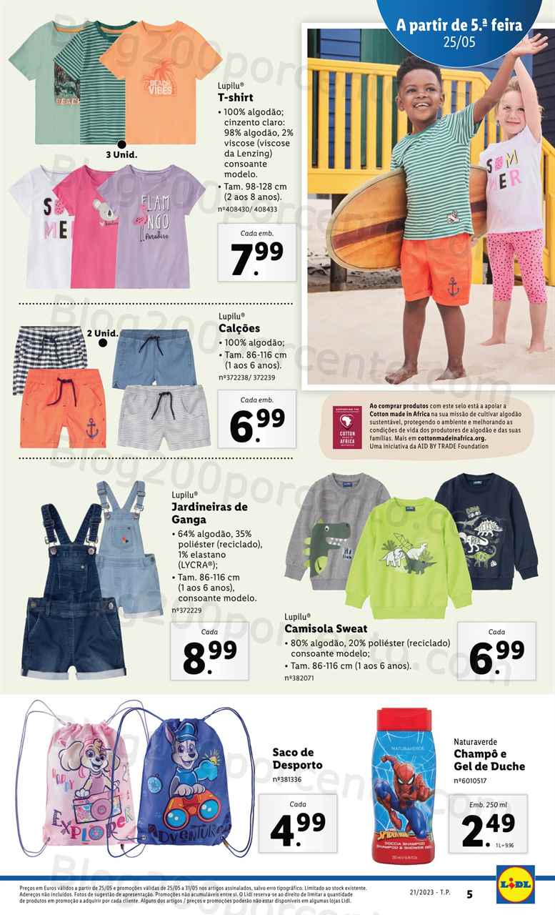 Folheto LIDL Bazar Promo&ccedil;&otilde;es de 25 a 31 maio