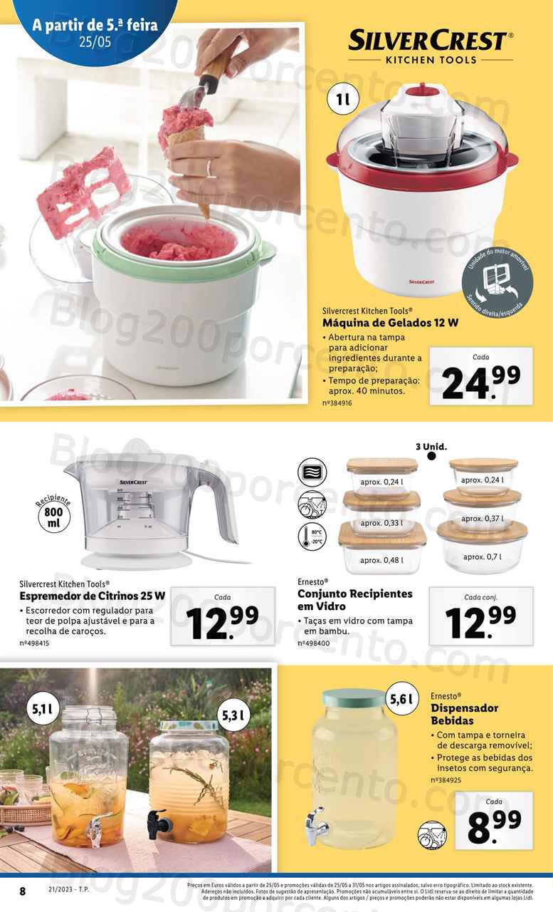 Folheto LIDL Bazar Promo&ccedil;&otilde;es de 25 a 31 maio