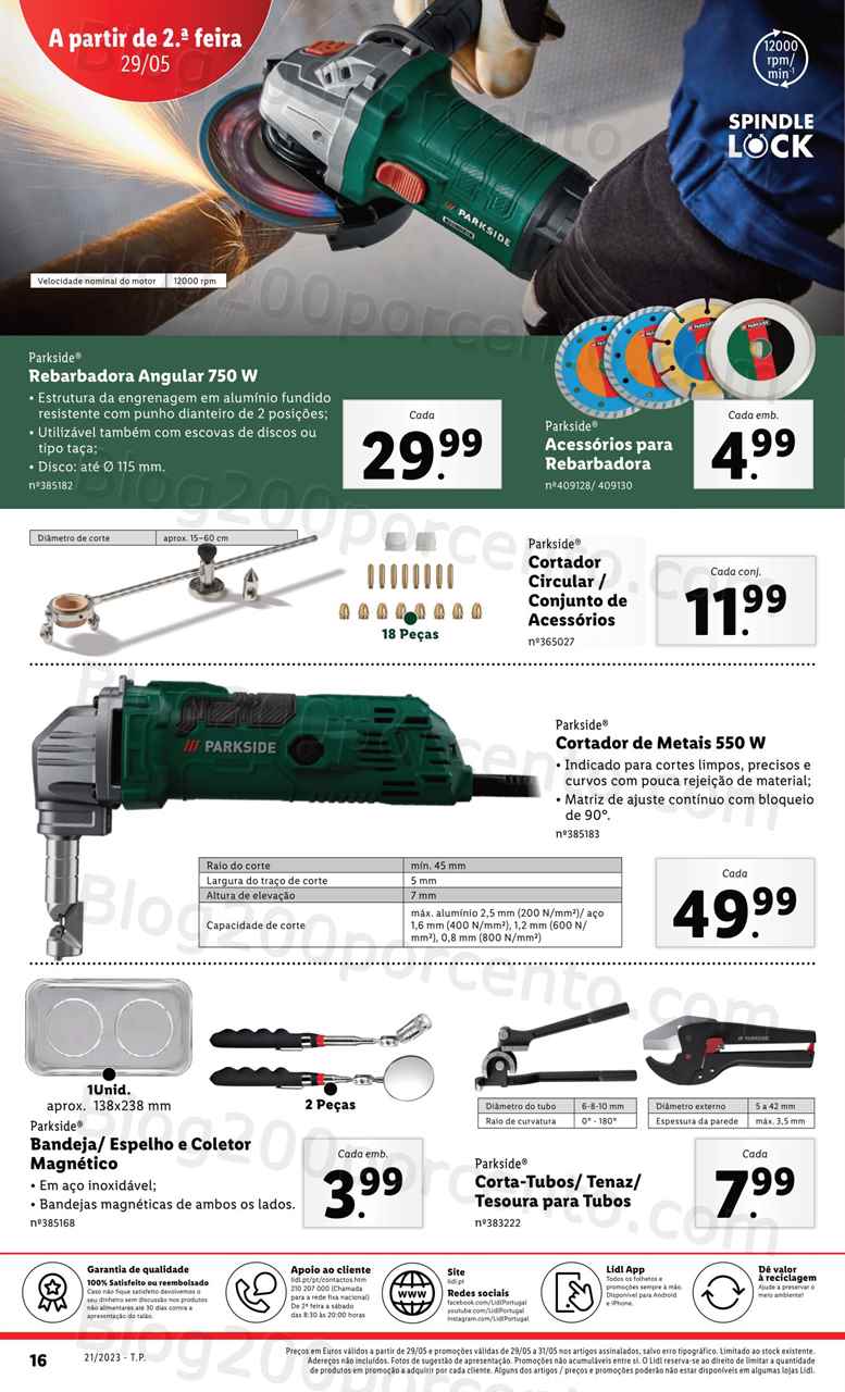 Folheto LIDL Bazar Promo&ccedil;&otilde;es de 25 a 31 maio