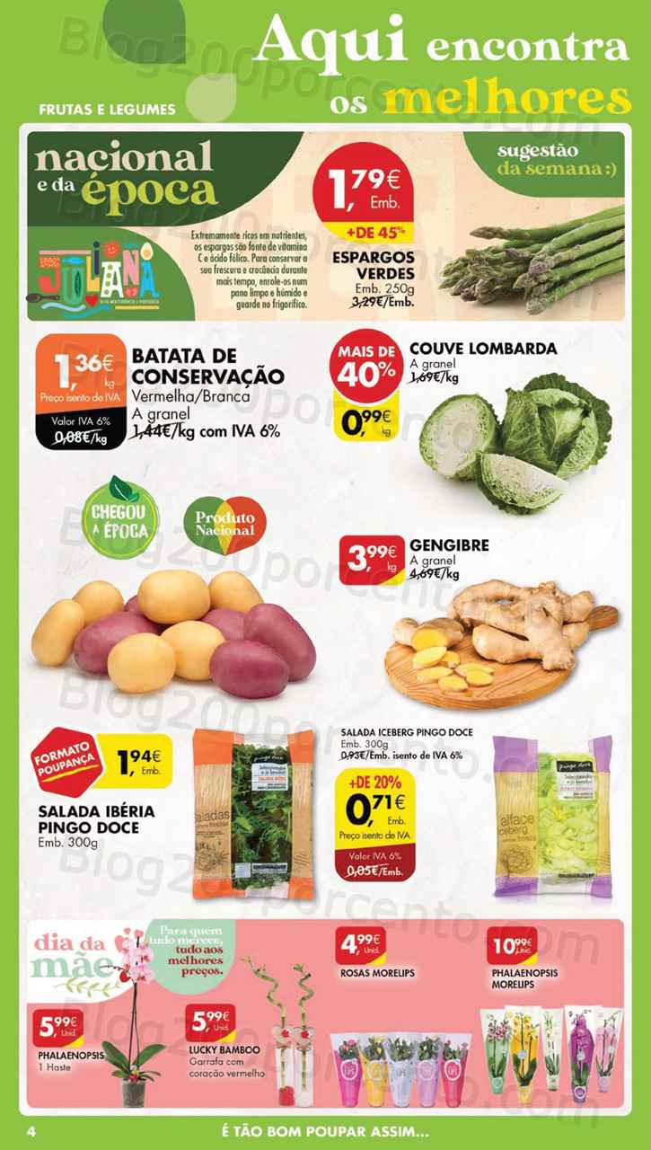 Folheto Pingo Doce Lojas Grandes Promo&ccedil;&otilde;es de 2 a 8 maio