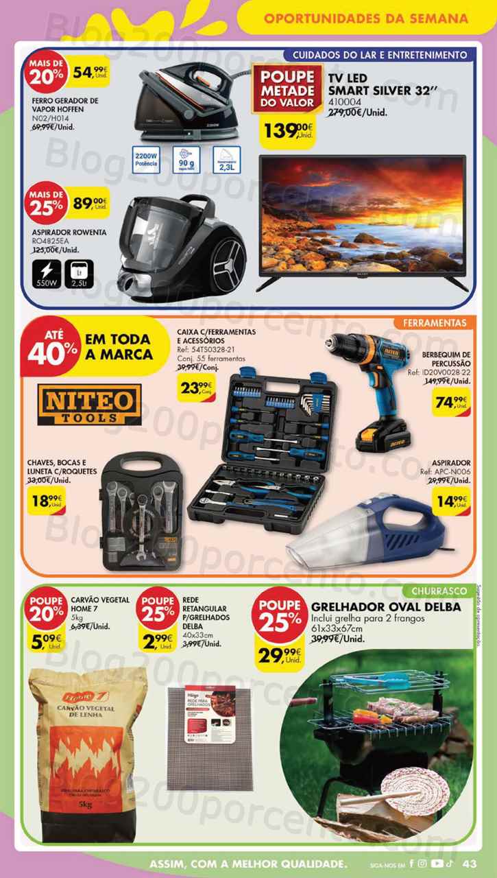 Folheto Pingo Doce Bazar Grandes Promo&ccedil;&otilde;es de 2 a 8 maio