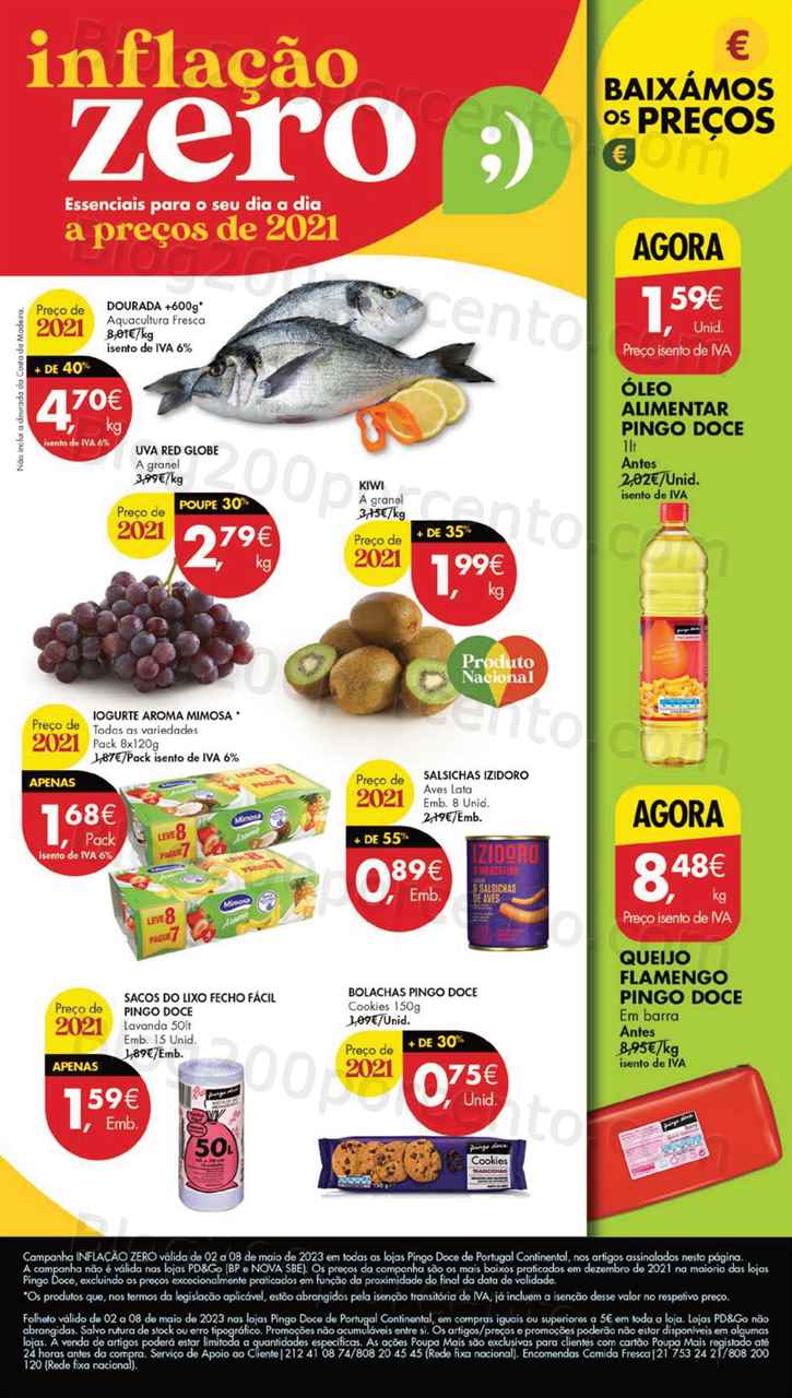 Folheto Pingo Doce Lojas Grandes Promo&ccedil;&otilde;es de 2 a 8 maio
