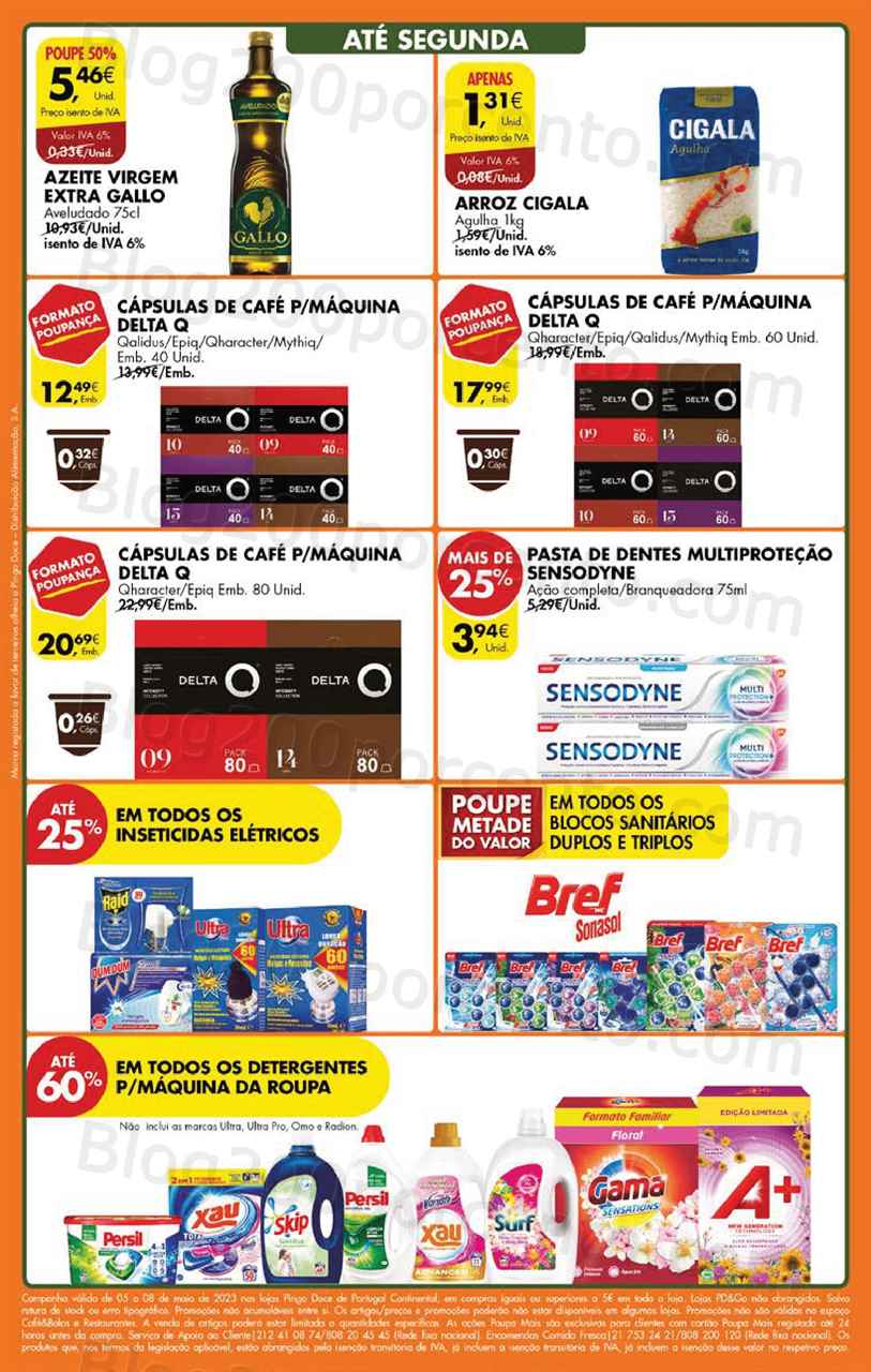Folheto Pingo Doce Promo&ccedil;&otilde;es Fim de Semana – 5 a 8 maio