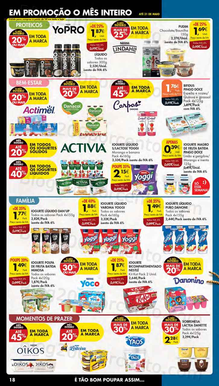 Folheto Pingo Doce Lojas Pequenas Promo&ccedil;&otilde;es de 9 a 15 de maio