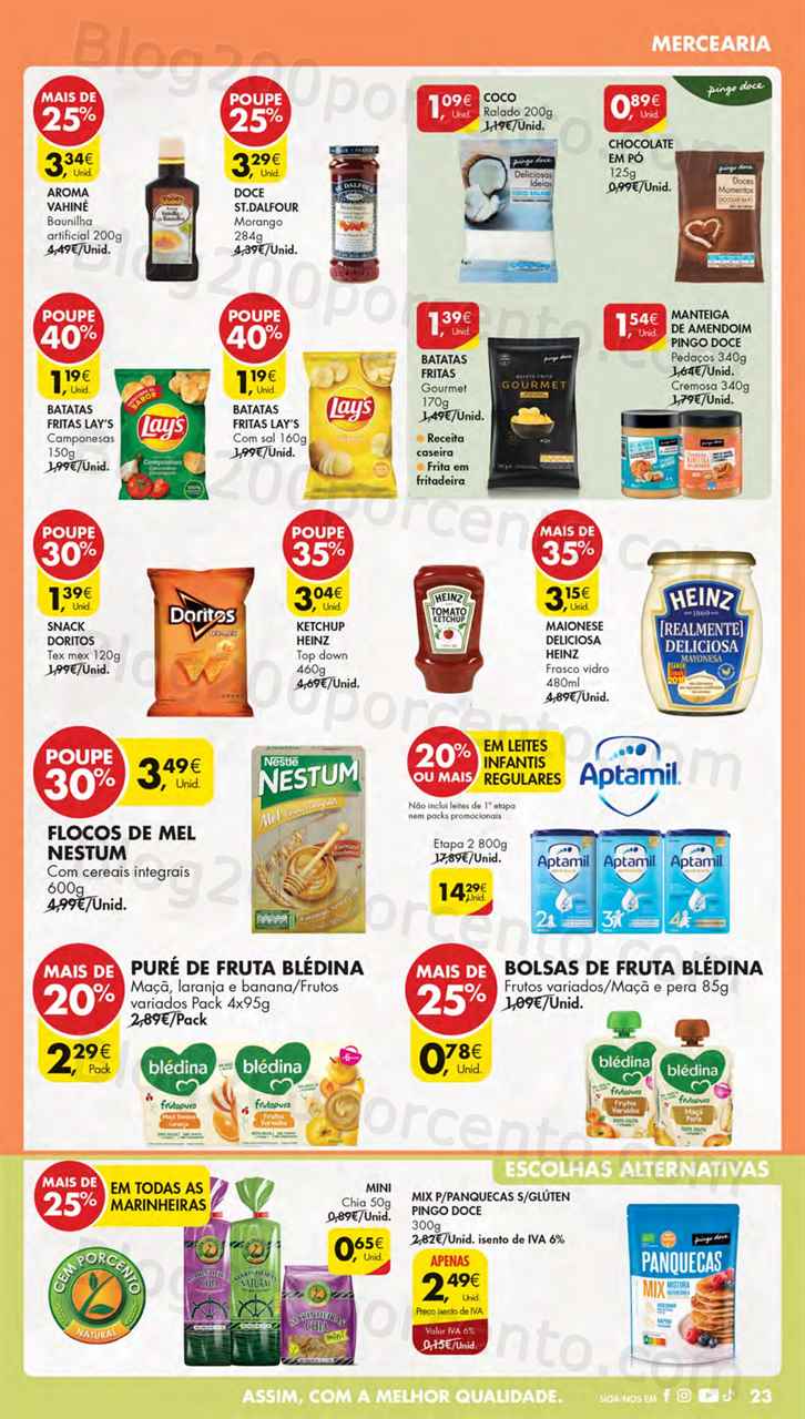 Folheto Pingo Doce Lojas Pequenas Promo&ccedil;&otilde;es de 9 a 15 de maio