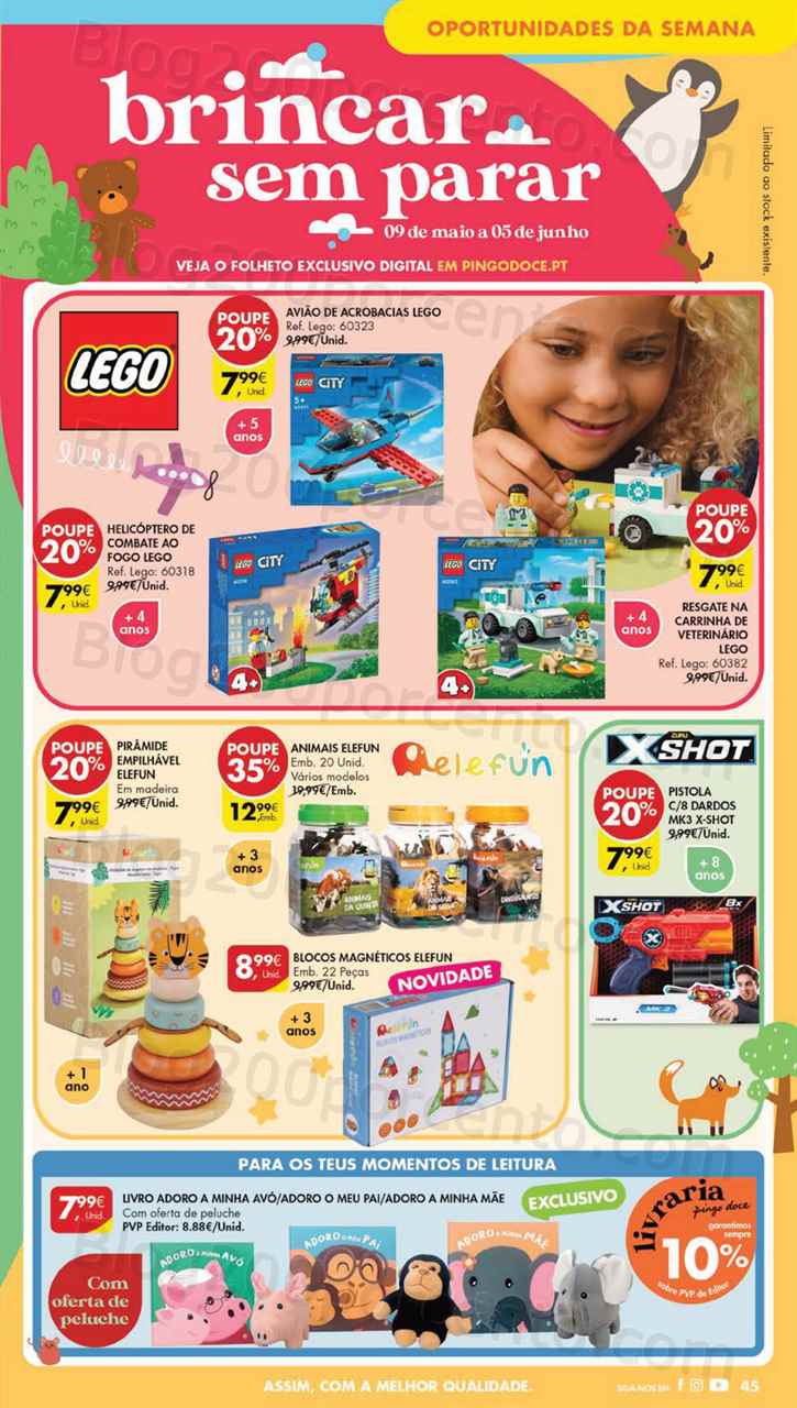 Folheto Pingo Doce Lojas Grandes Promo&ccedil;&otilde;es de 9 a 15 de maio