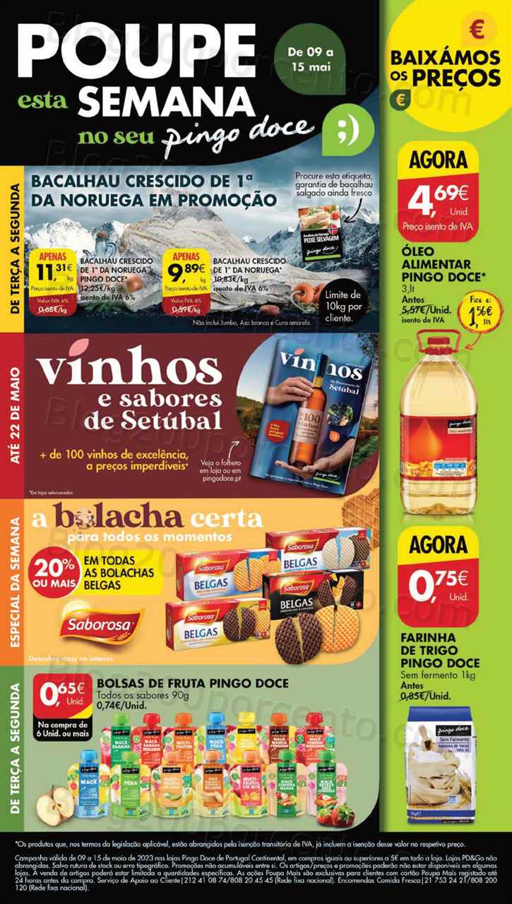 Folheto Pingo Doce Lojas Grandes Promo&ccedil;&otilde;es de 9 a 15 de maio