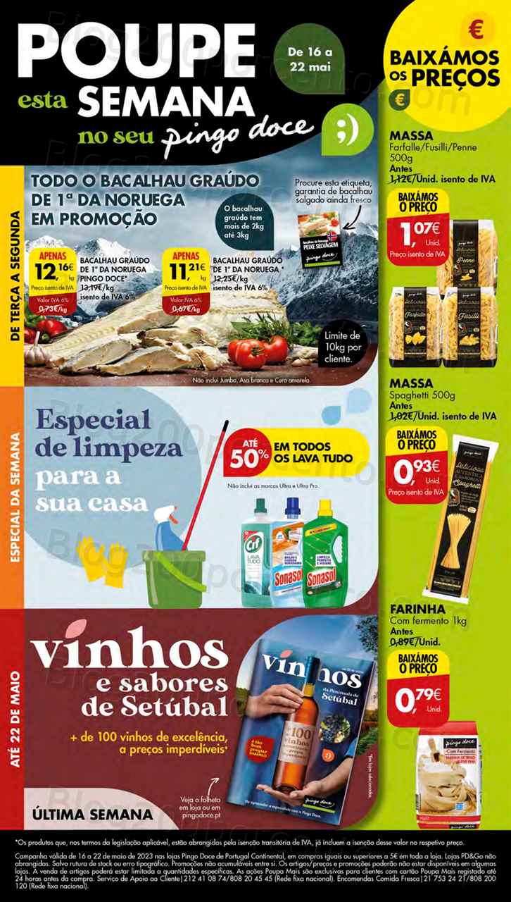Folheto Pingo Doce Lojas Pequenas Promo&ccedil;&otilde;es de 16 a 22 maio