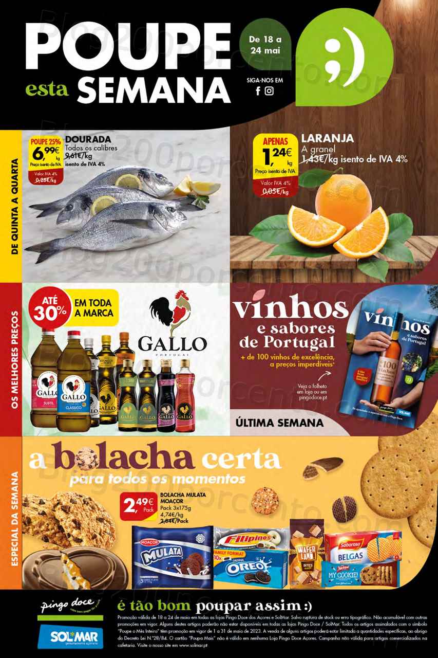 Folheto Pingo Doce A&ccedil;ores Promo&ccedil;&otilde;es de 18 a 24 maio