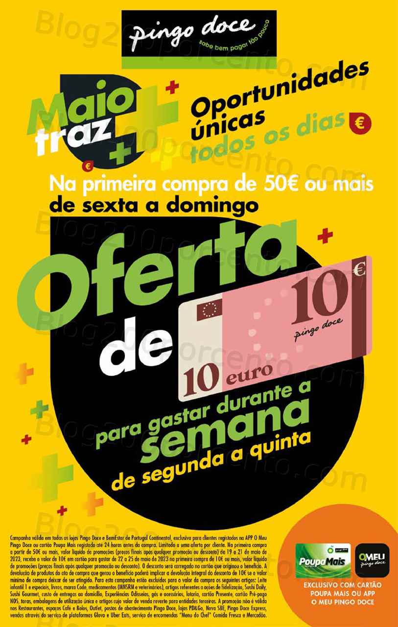 Folheto Pingo Doce Promo&ccedil;&otilde;es Fim de Semana – 19 a 22 maio