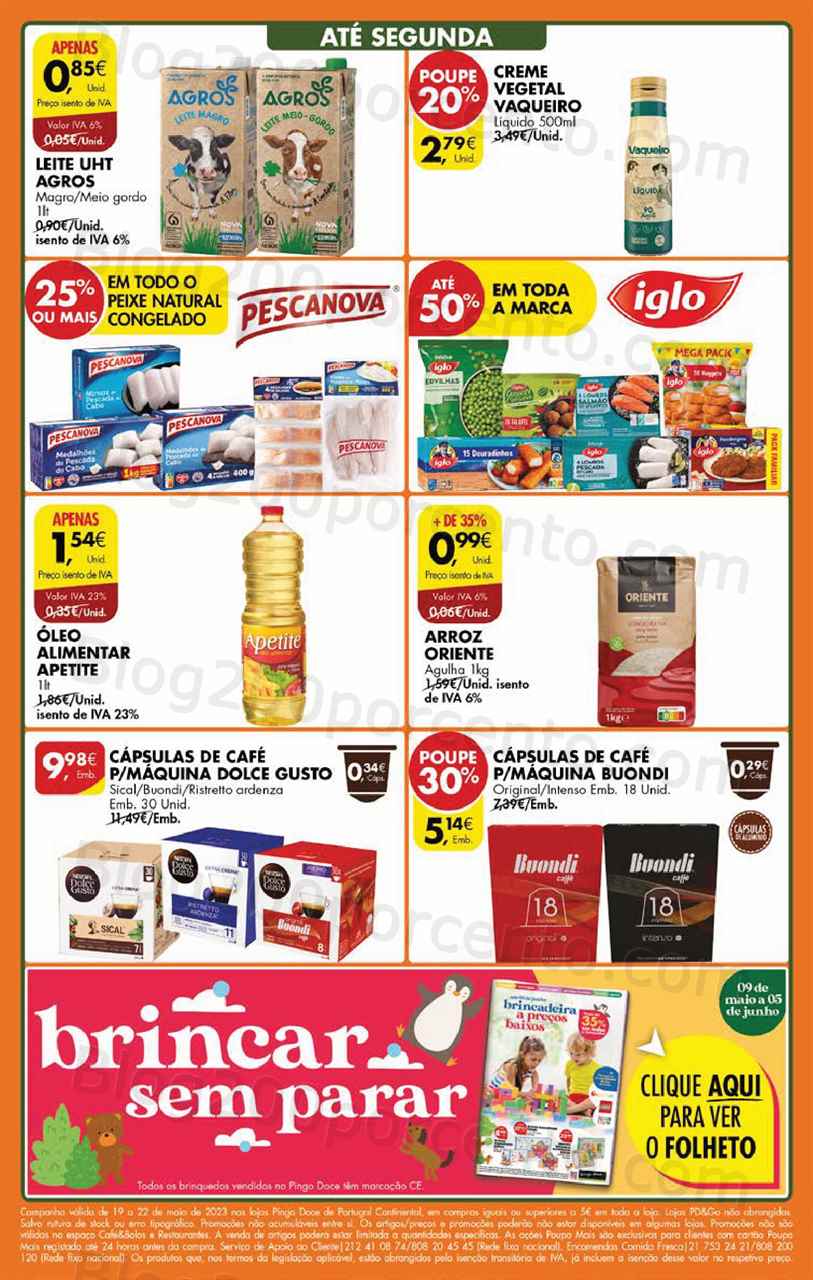 Folheto Pingo Doce Promo&ccedil;&otilde;es Fim de Semana – 19 a 22 maio
