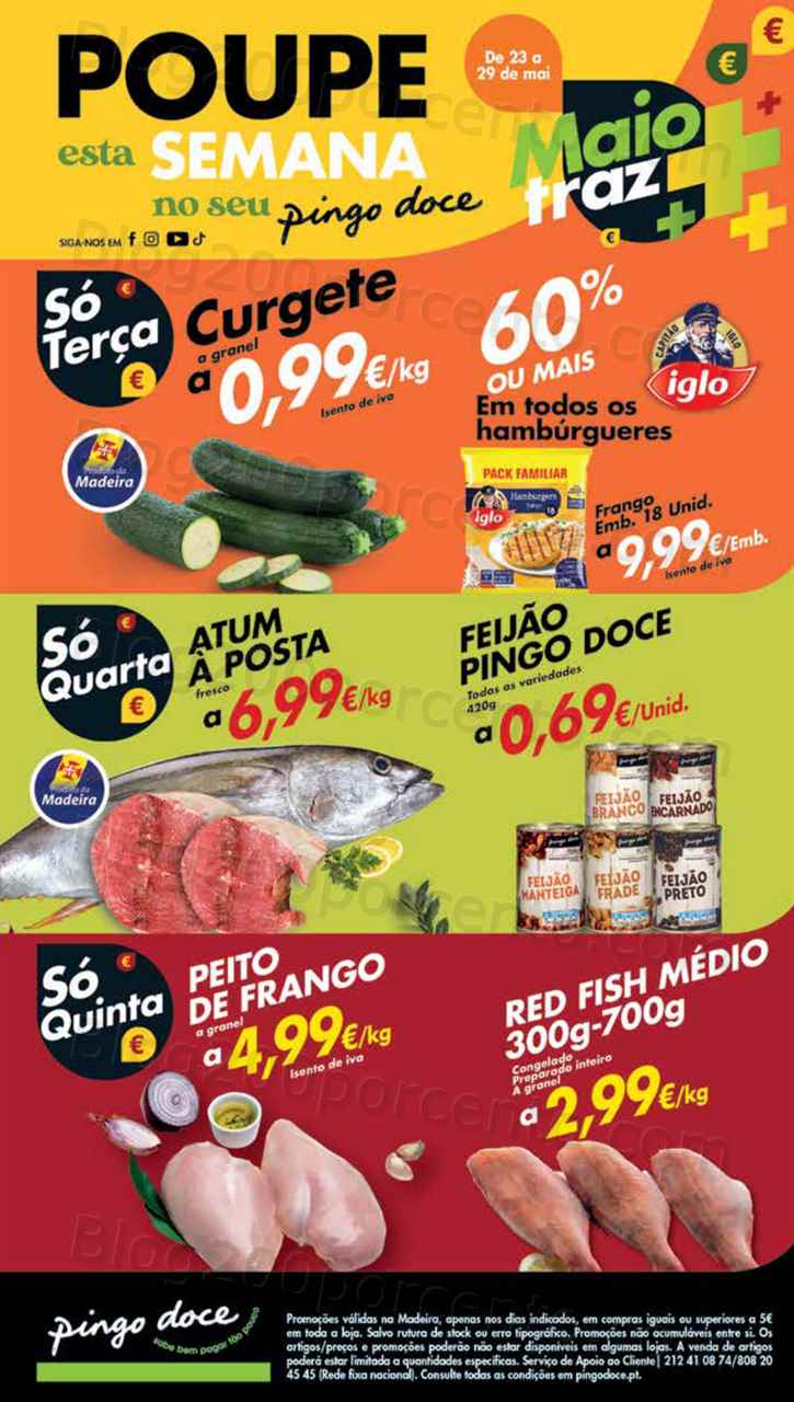 Folheto Pingo Doce Madeira Promo&ccedil;&otilde;es de 23 a 29 maio