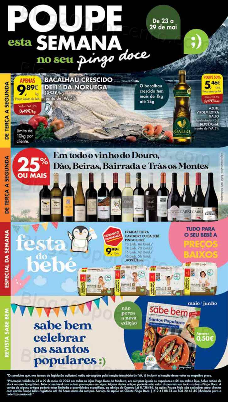 Folheto Pingo Doce Madeira Promo&ccedil;&otilde;es de 23 a 29 maio