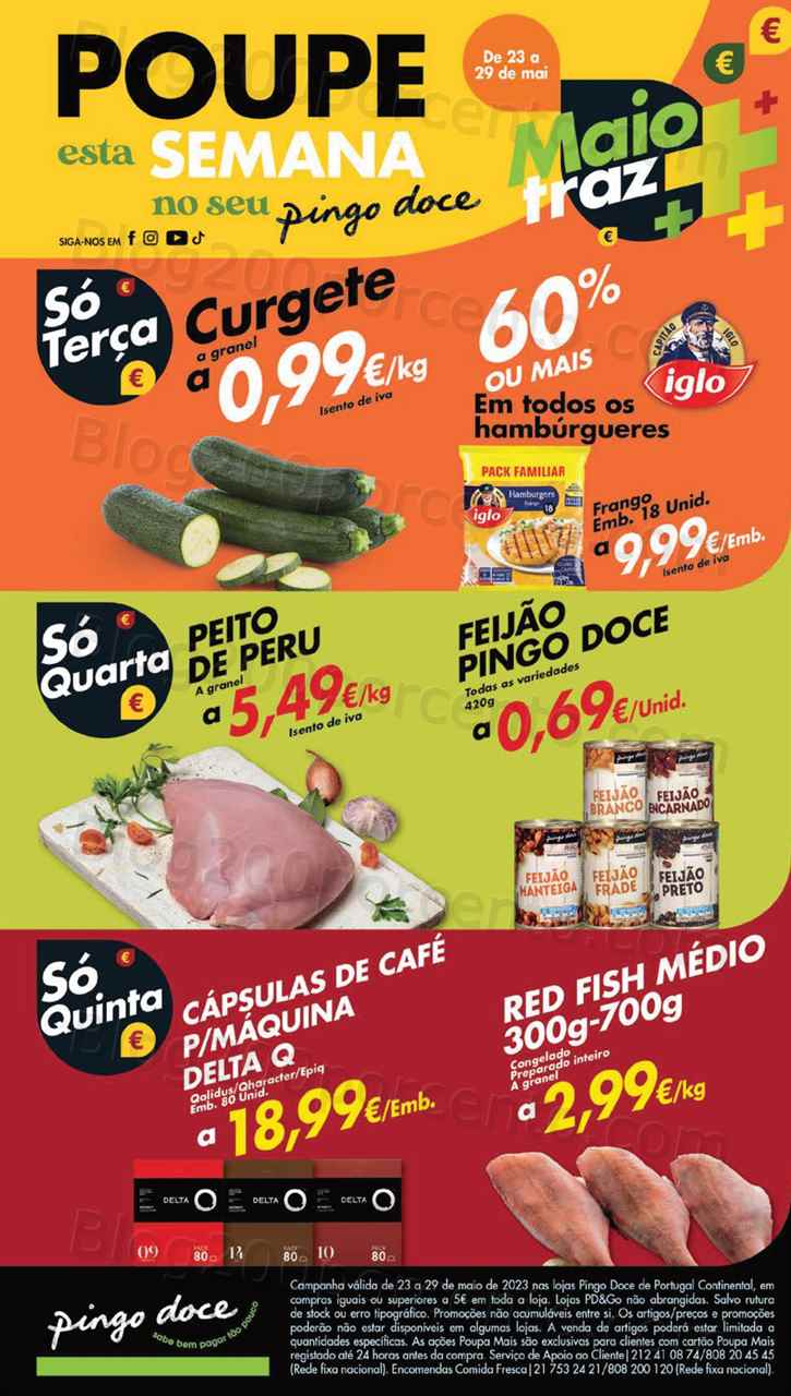 Folheto Pingo Doce Lojas Grandes Promo&ccedil;&otilde;es de 23 a 29 maio