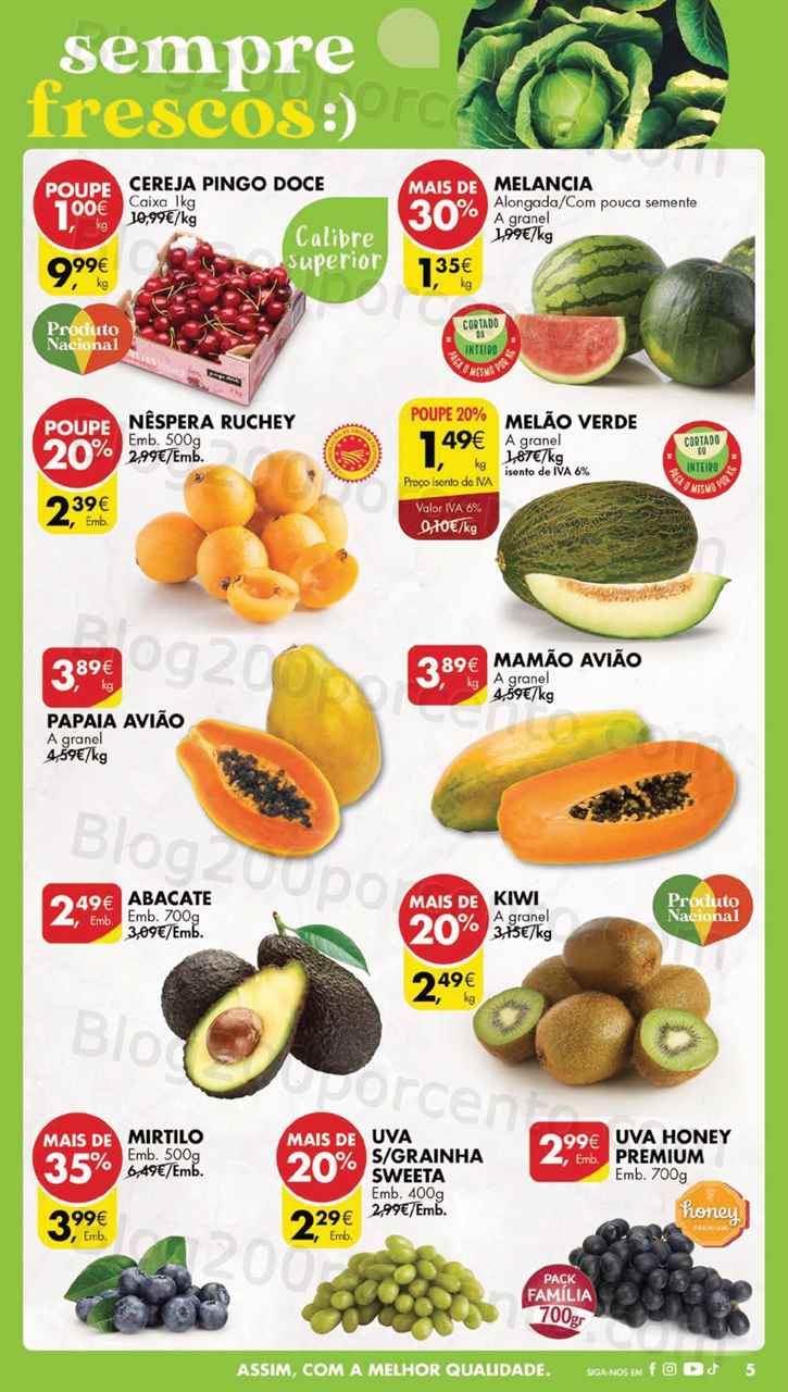 Folheto Pingo Doce Lojas Grandes Promo&ccedil;&otilde;es de 23 a 29 maio