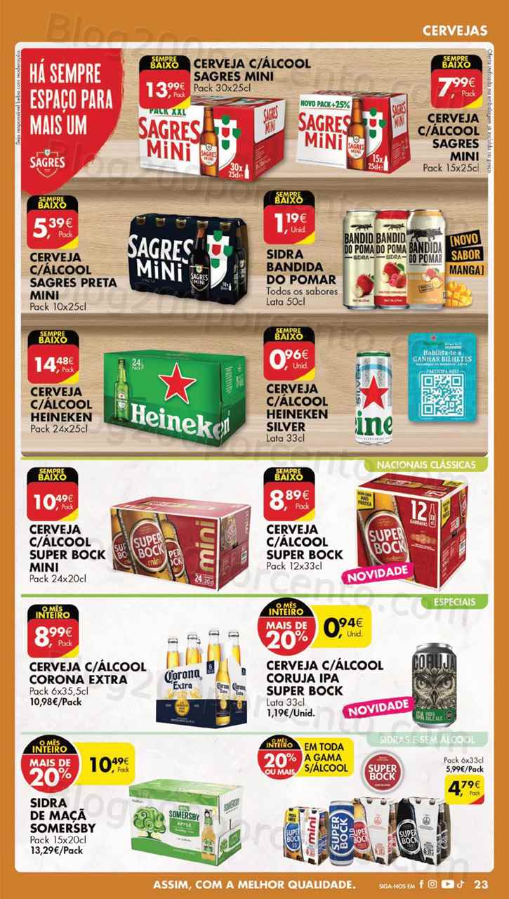 Folheto Pingo Doce Lojas Grandes Promo&ccedil;&otilde;es de 23 a 29 maio