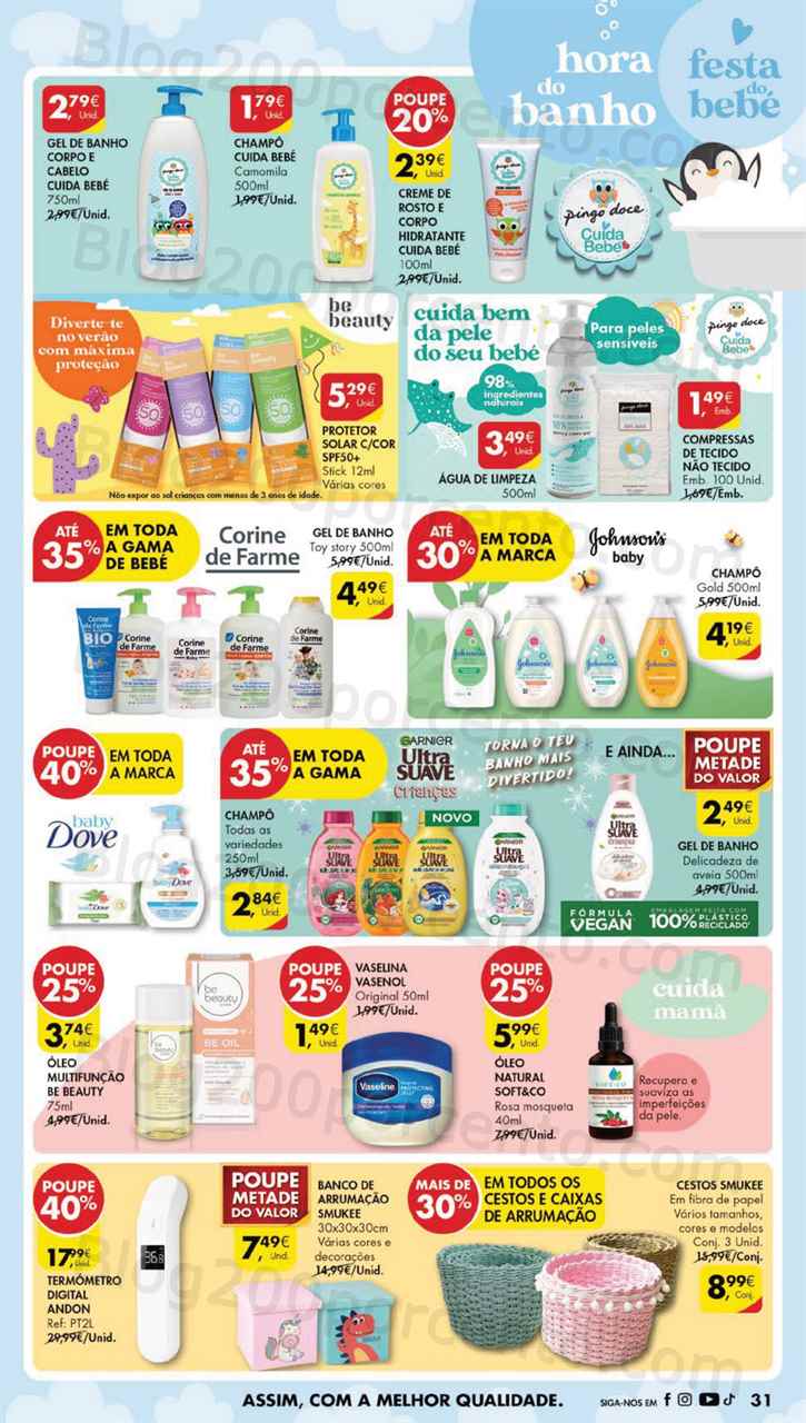 Folheto Pingo Doce Lojas Grandes Promo&ccedil;&otilde;es de 23 a 29 maio