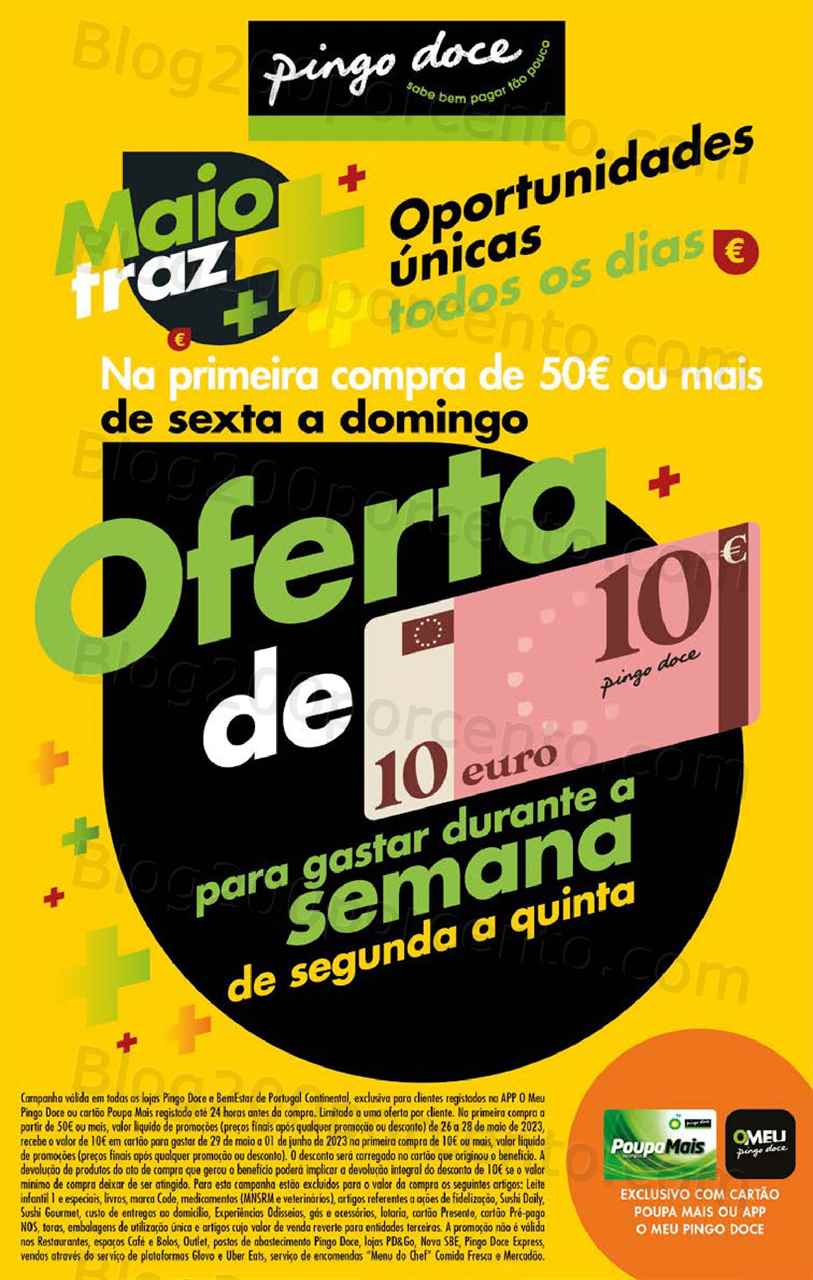 Folheto Pingo Doce Promo&ccedil;&otilde;es Fim de Semana – 26 a 29 maio