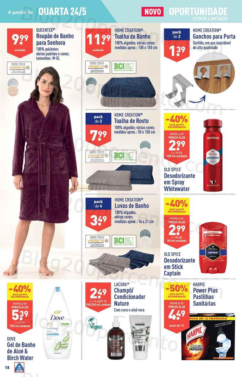 Antevis&atilde;o Folheto ALDI Bazar Promo&ccedil;&otilde;es de 24 a 30 maio