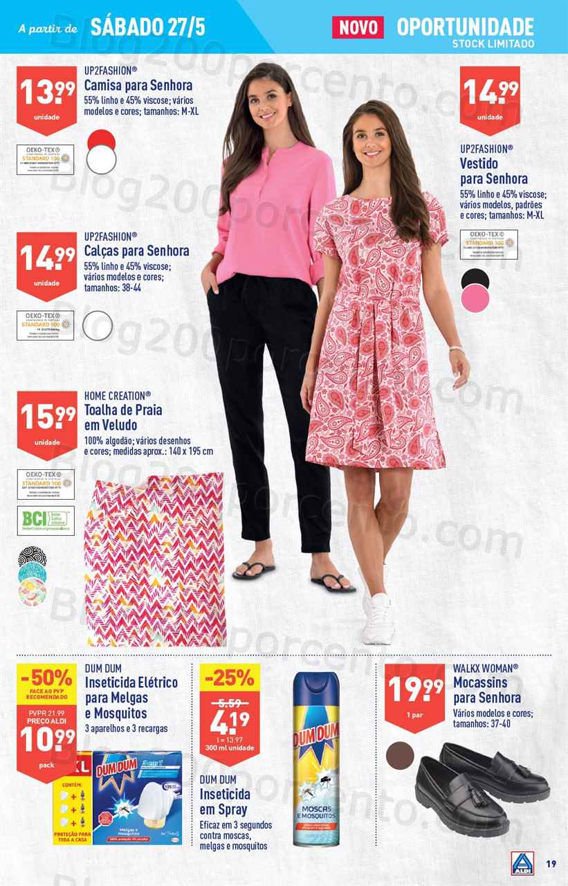 Antevis&atilde;o Folheto ALDI Bazar Promo&ccedil;&otilde;es de 24 a 30 maio