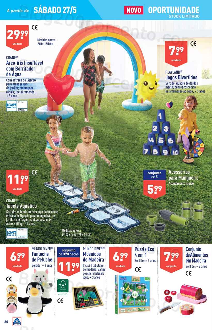 Antevis&atilde;o Folheto ALDI Bazar Promo&ccedil;&otilde;es de 24 a 30 maio