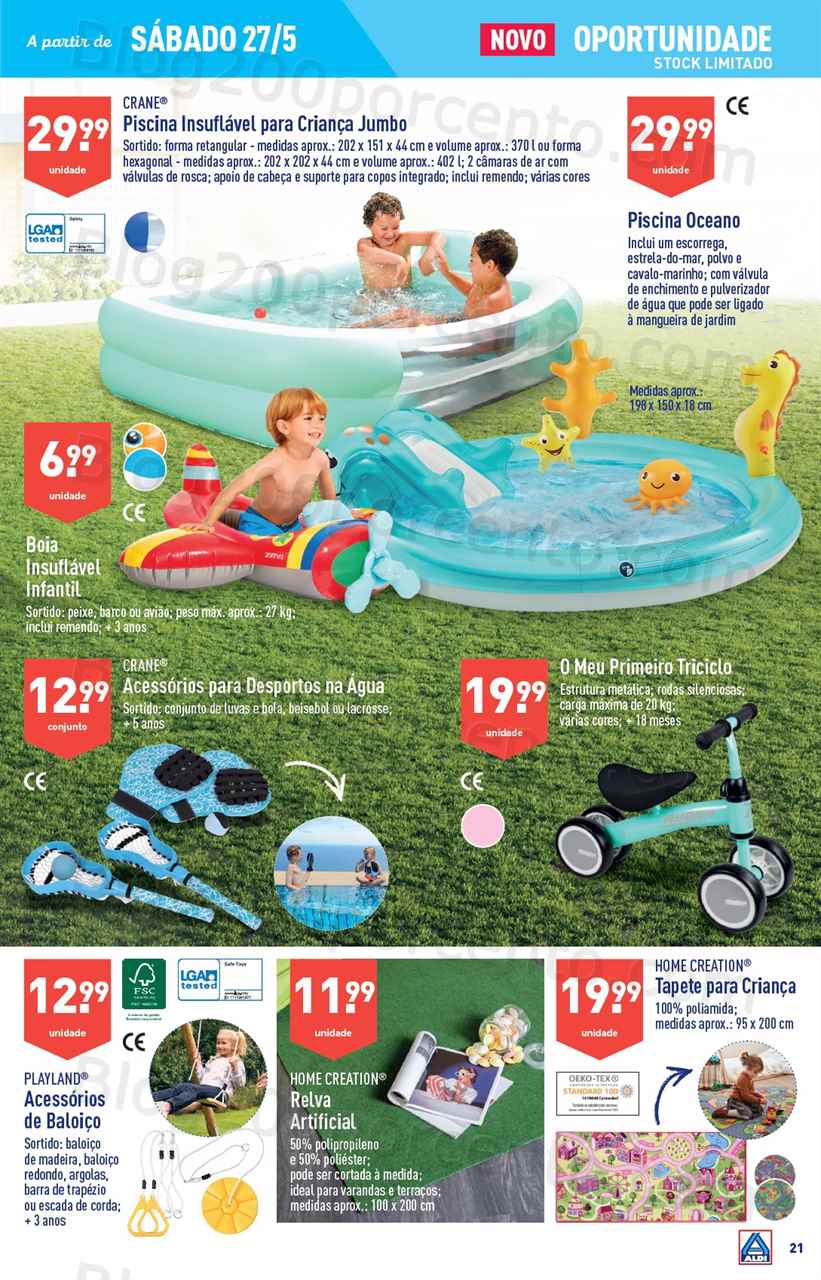 Antevis&atilde;o Folheto ALDI Bazar Promo&ccedil;&otilde;es de 24 a 30 maio