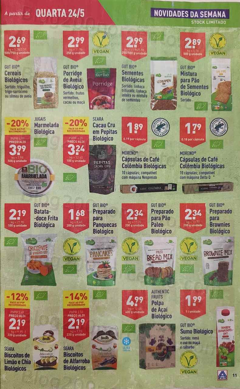 Antevis&atilde;o Folheto ALDI Promo&ccedil;&otilde;es de 24 a 30 maio