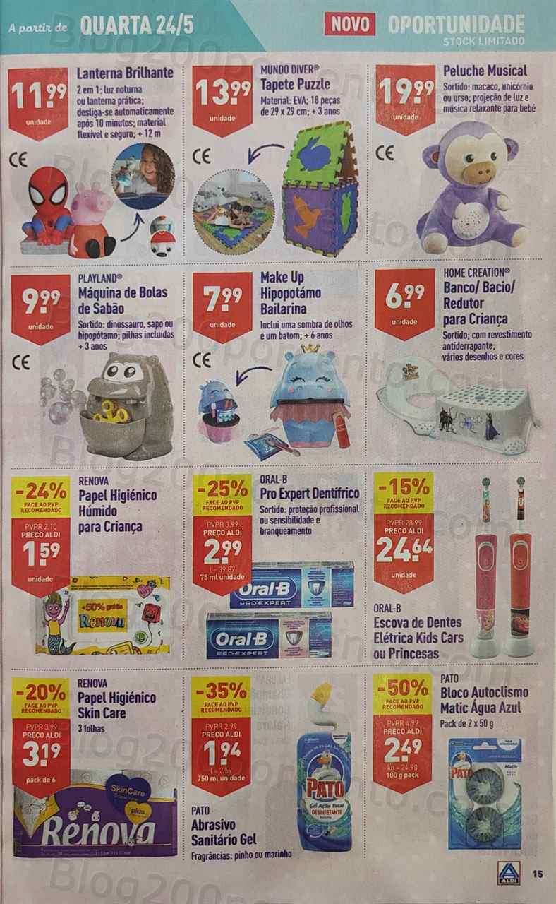 Antevis&atilde;o Folheto ALDI Promo&ccedil;&otilde;es de 24 a 30 maio
