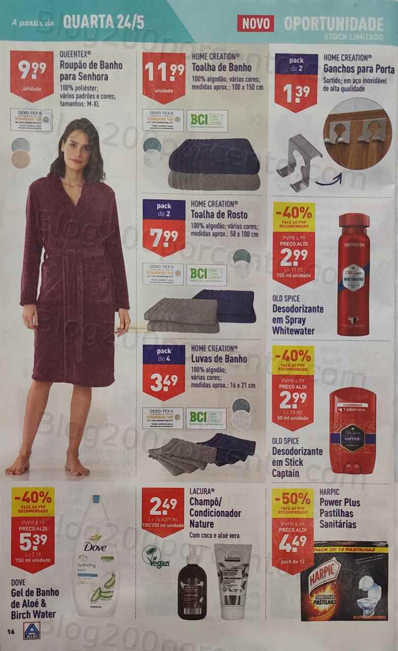 Antevis&atilde;o Folheto ALDI Promo&ccedil;&otilde;es de 24 a 30 maio