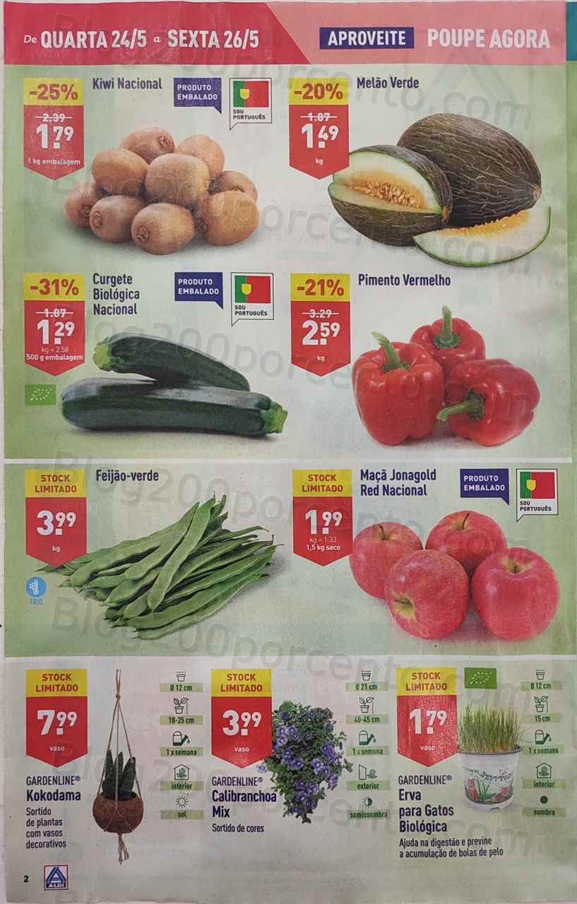 Antevis&atilde;o Folheto ALDI Promo&ccedil;&otilde;es de 24 a 30 maio
