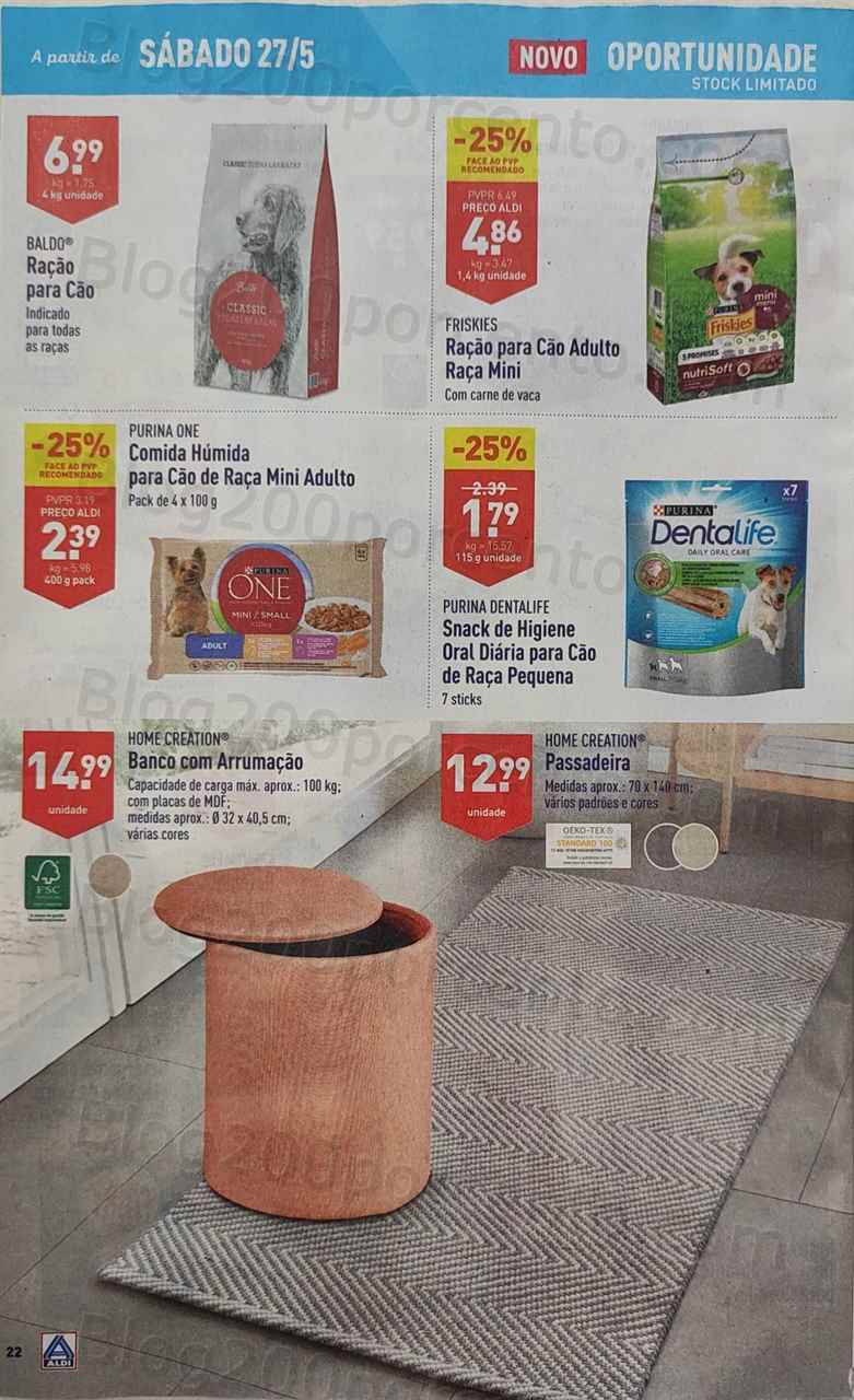 Antevis&atilde;o Folheto ALDI Promo&ccedil;&otilde;es de 24 a 30 maio
