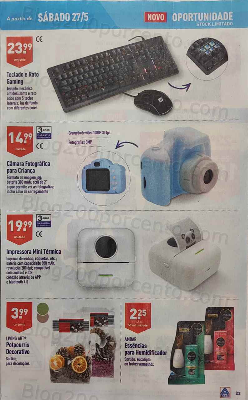 Antevis&atilde;o Folheto ALDI Promo&ccedil;&otilde;es de 24 a 30 maio