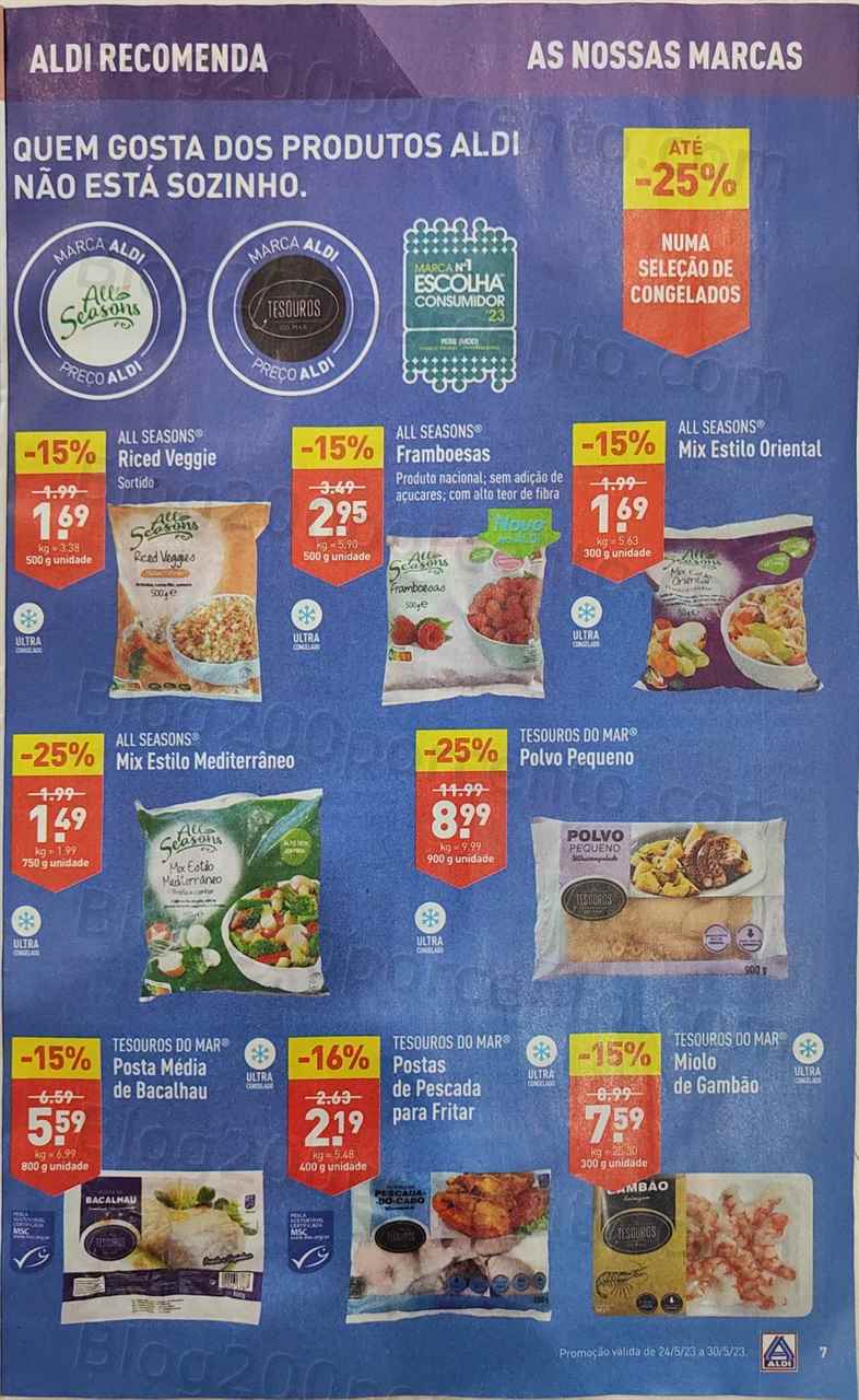 Antevis&atilde;o Folheto ALDI Promo&ccedil;&otilde;es de 24 a 30 maio