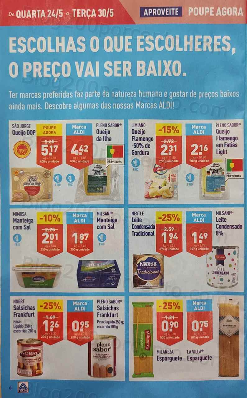 Antevis&atilde;o Folheto ALDI Promo&ccedil;&otilde;es de 24 a 30 maio