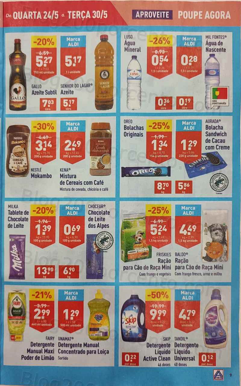 Antevis&atilde;o Folheto ALDI Promo&ccedil;&otilde;es de 24 a 30 maio