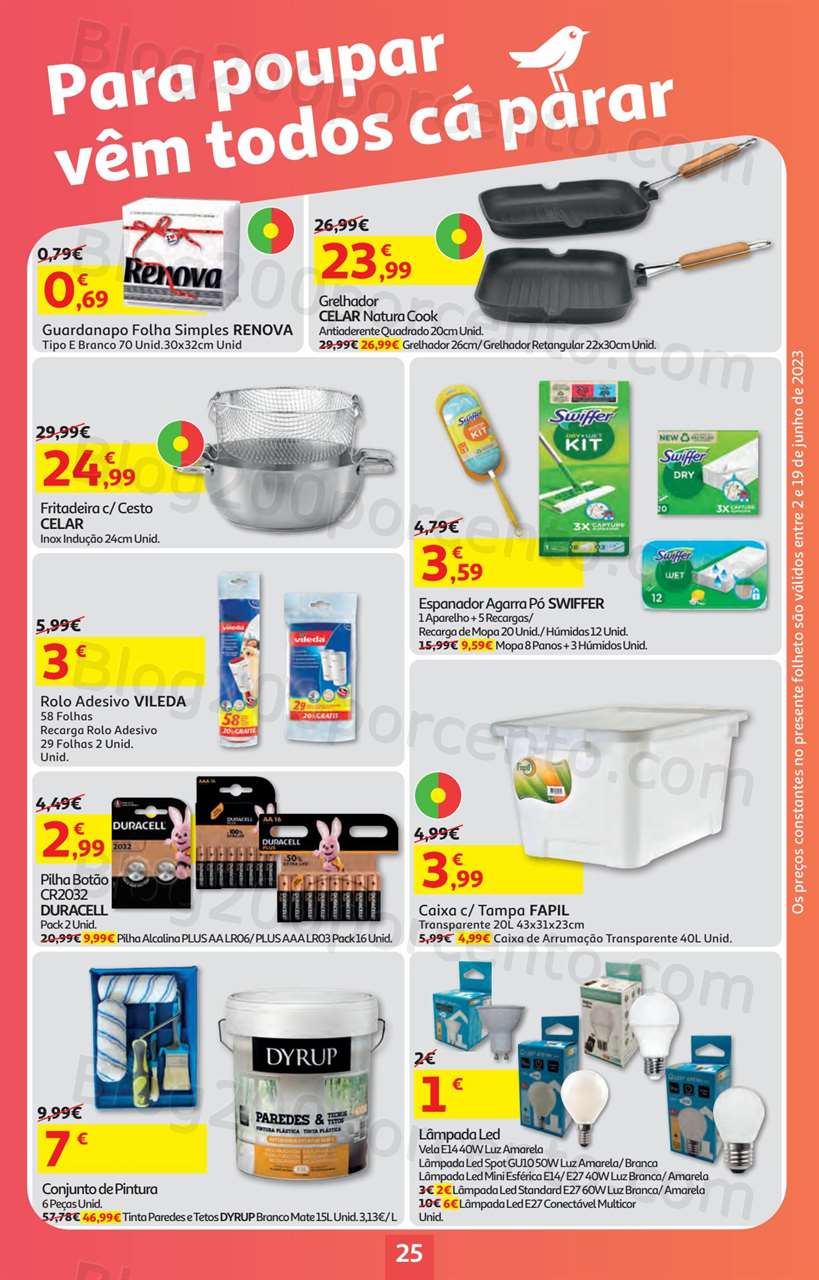Antevis&atilde;o Folheto AUCHAN Bazar Promo&ccedil;&otilde;es de 2 a 19 junho