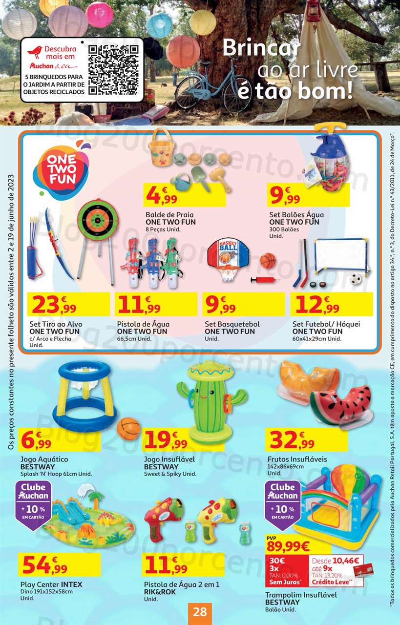 Antevis&atilde;o Folheto AUCHAN Bazar Promo&ccedil;&otilde;es de 2 a 19 junho