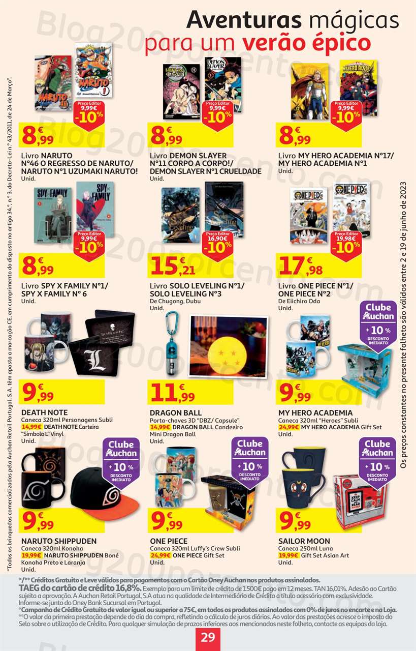 Antevis&atilde;o Folheto AUCHAN Bazar Promo&ccedil;&otilde;es de 2 a 19 junho