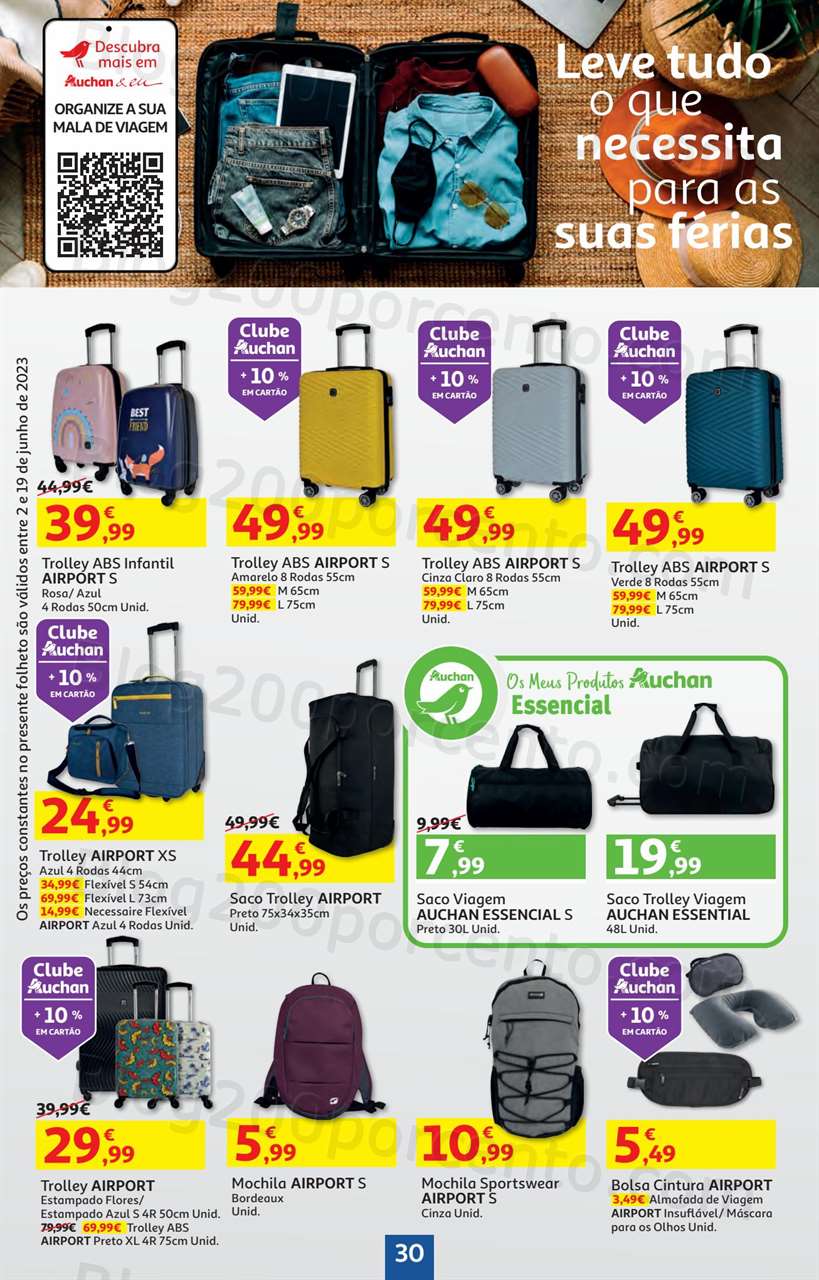 Antevis&atilde;o Folheto AUCHAN Bazar Promo&ccedil;&otilde;es de 2 a 19 junho