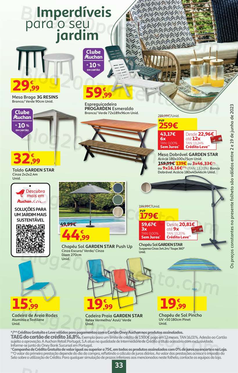 Antevis&atilde;o Folheto AUCHAN Bazar Promo&ccedil;&otilde;es de 2 a 19 junho