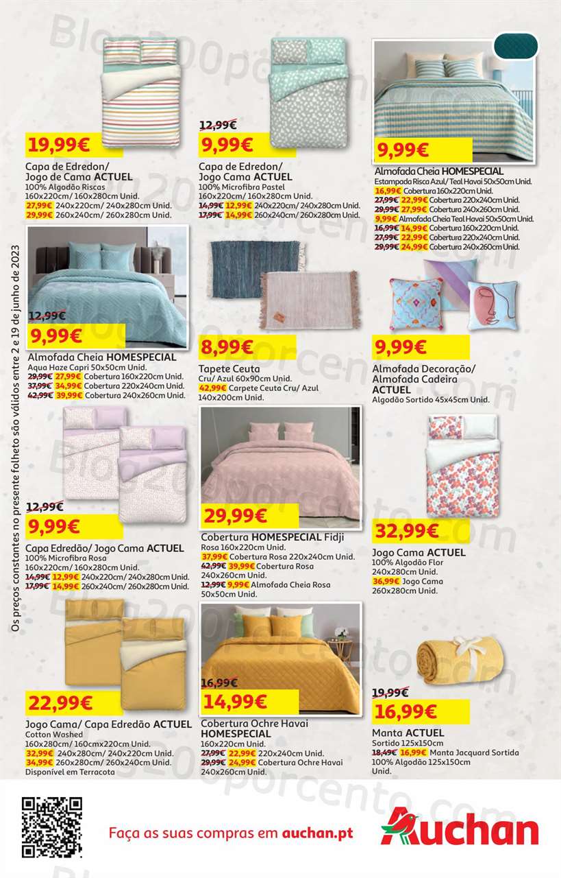 Antevis&atilde;o Folheto AUCHAN Bazar Promo&ccedil;&otilde;es de 2 a 19 junho